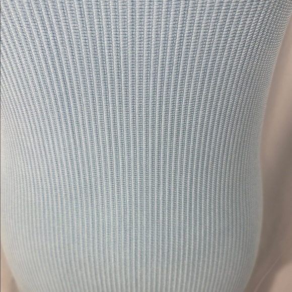 House of Harlow 1960 Blue Halter Neck Ribbed Dress Size Small - Picture 3 of 8